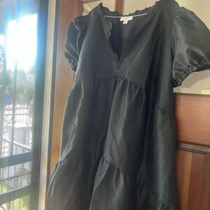 Kika Vargas Black High Low Dress